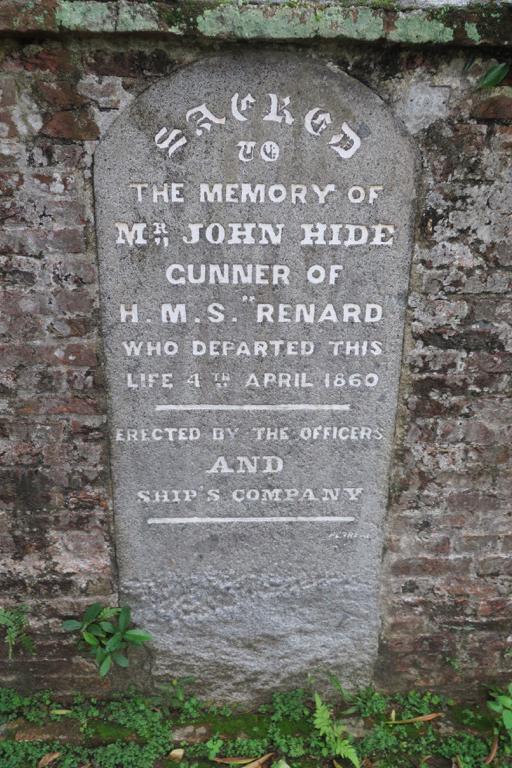 Sacred to the memory of Mr John Hide