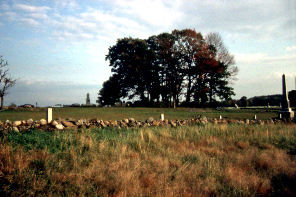 Pickett’s charge reached this wall before the Union destroyed them